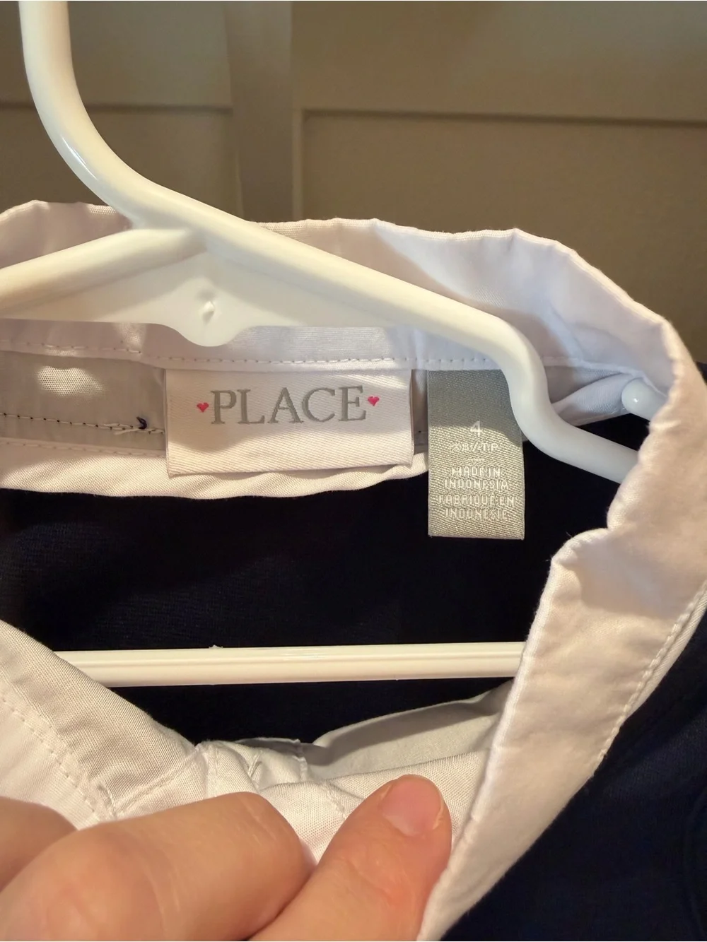 Children’s Place lot of 2 school uniform dresses navy size 4